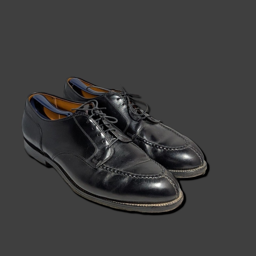 Alden Style 961 Black Dress Shoes Norwegian Front Bluecher Size 11 Width D EE